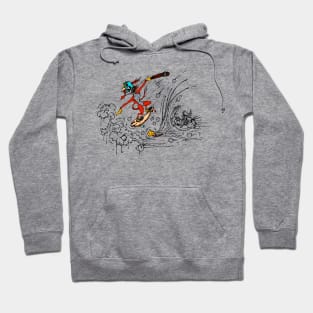 skater fox gift 3 Hoodie